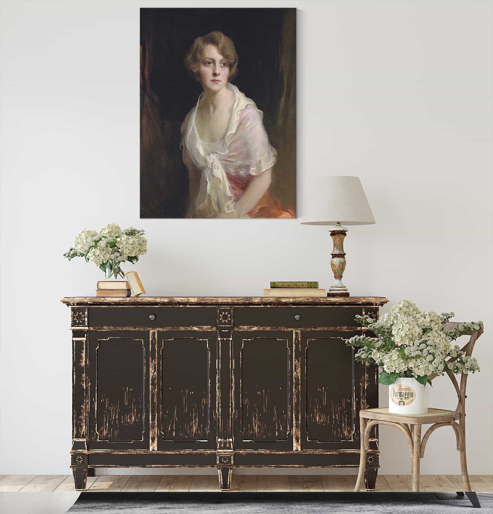 Mrs Claud Mullins Nee Gwen Brandt by Philip Alexius De Laszlo