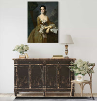 Mrs Daniel Hubbard Mary Greene by John Singleton Copley