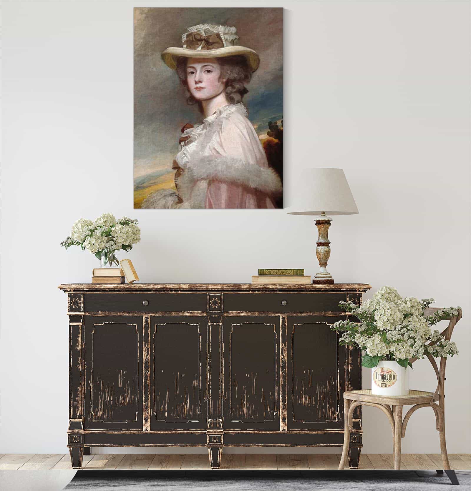 Mrs Davies Davenport by George Romney