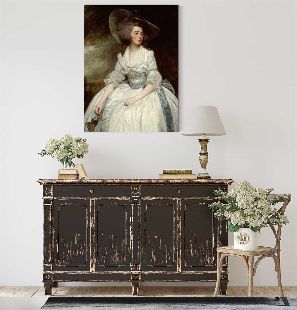 Mrs Francis Russell by George Romney