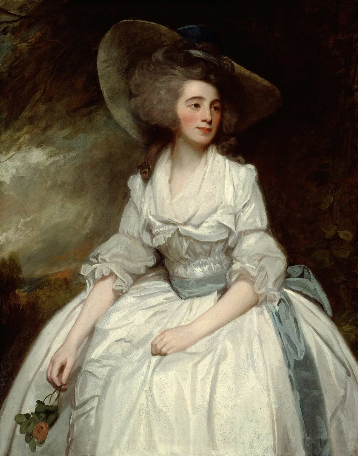 Mrs Francis Russell by George Romney
