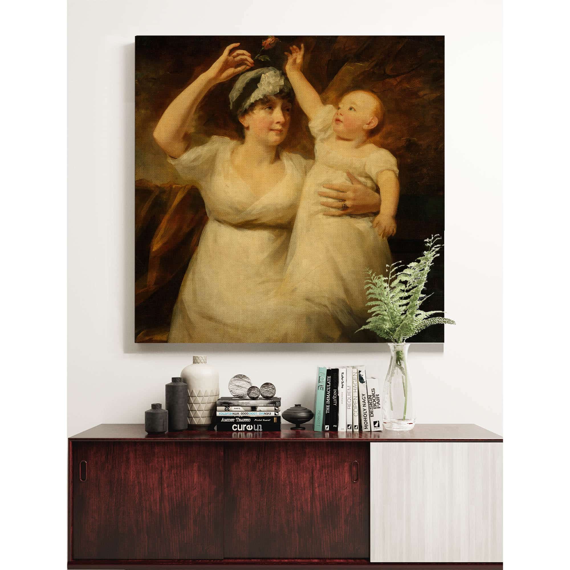 Mrs. Graham Young And Child by Sir Henry Raeburn