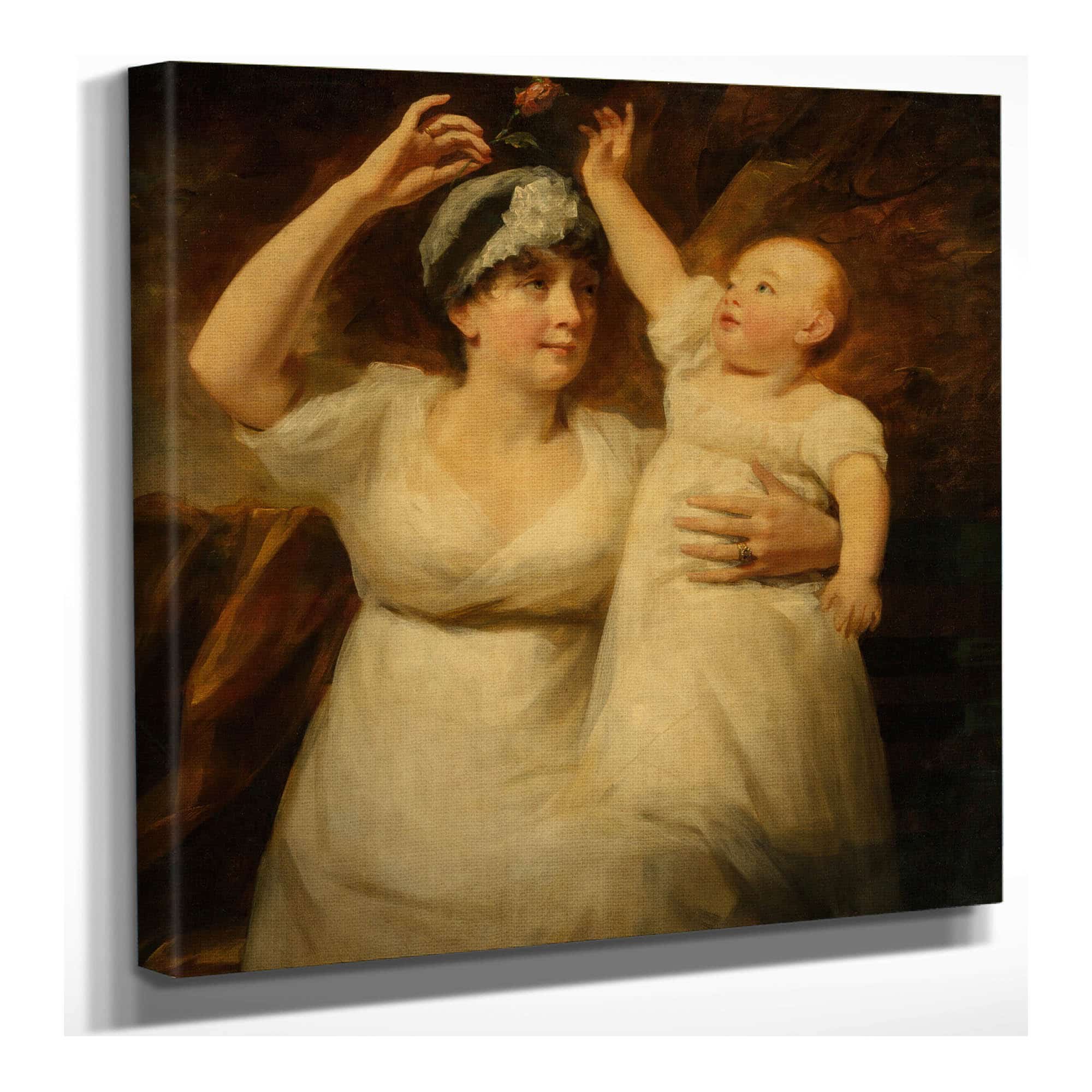 Mrs. Graham Young And Child by Sir Henry Raeburn