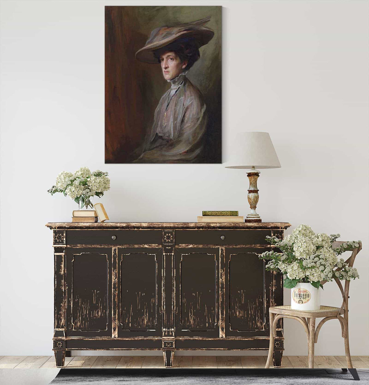 Mrs Herbert Asquith Later Countess Of Oxford And Asquith by Philip Alexius De Laszlo