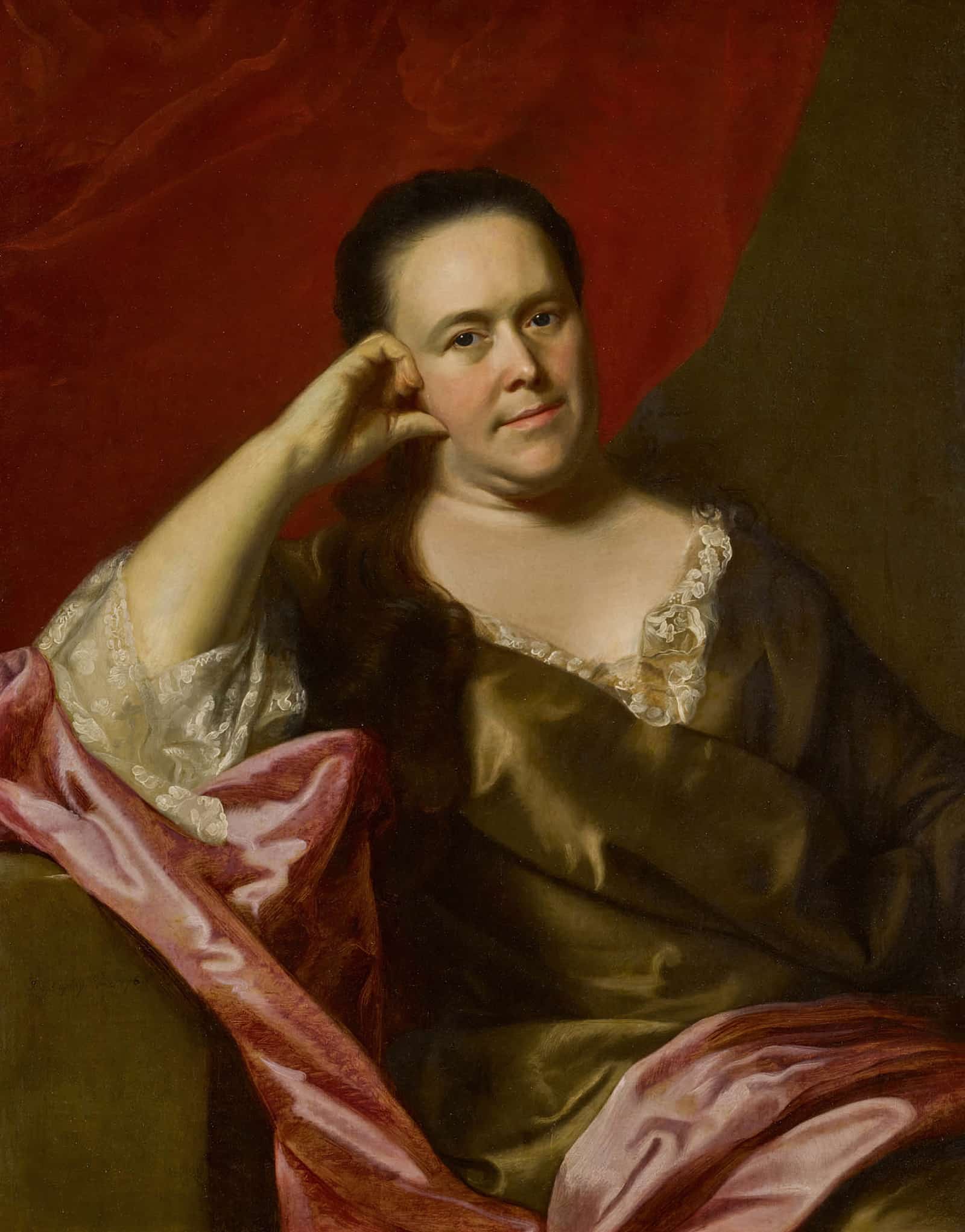 Mrs John Scollay Mercy Greenleaf by John Singleton Copley