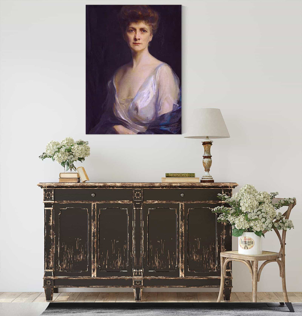 Mrs John W Davis Nee Ellen G Bassel by Philip Alexius De Laszlo