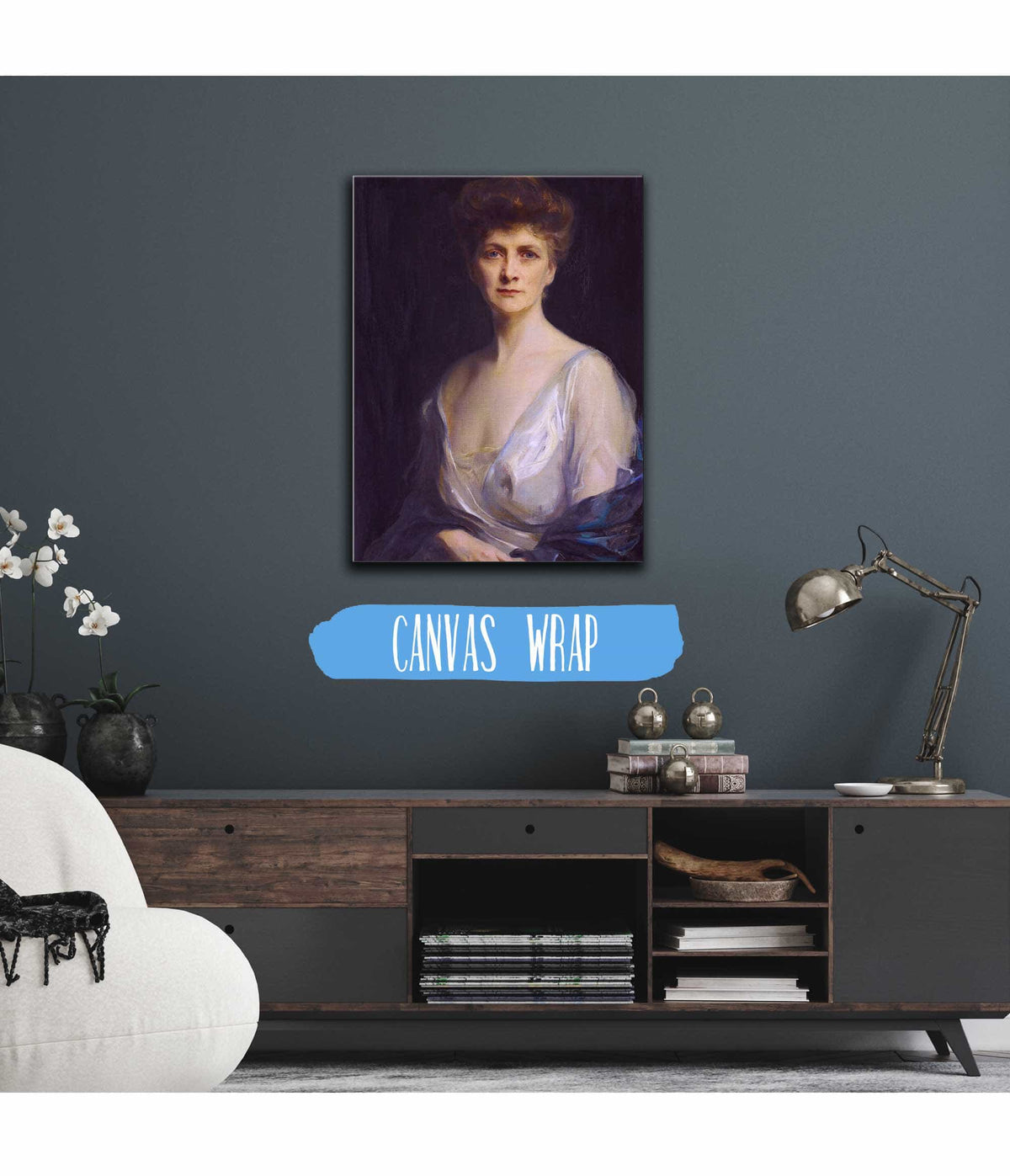 Mrs John W Davis Nee Ellen G Bassel by Philip Alexius De Laszlo