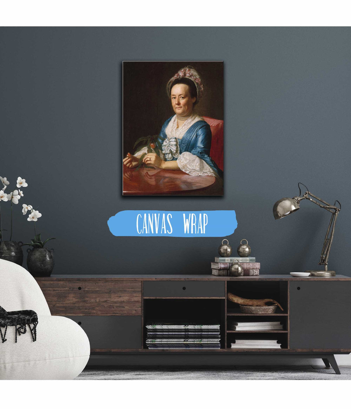 Mrs John Winthrop by John Singleton Copley