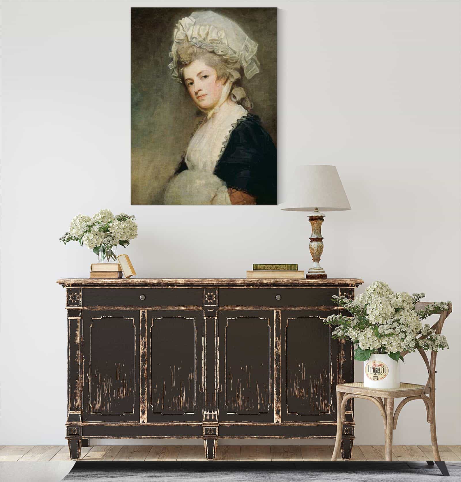 Mrs Mary Robinson  by George Romney