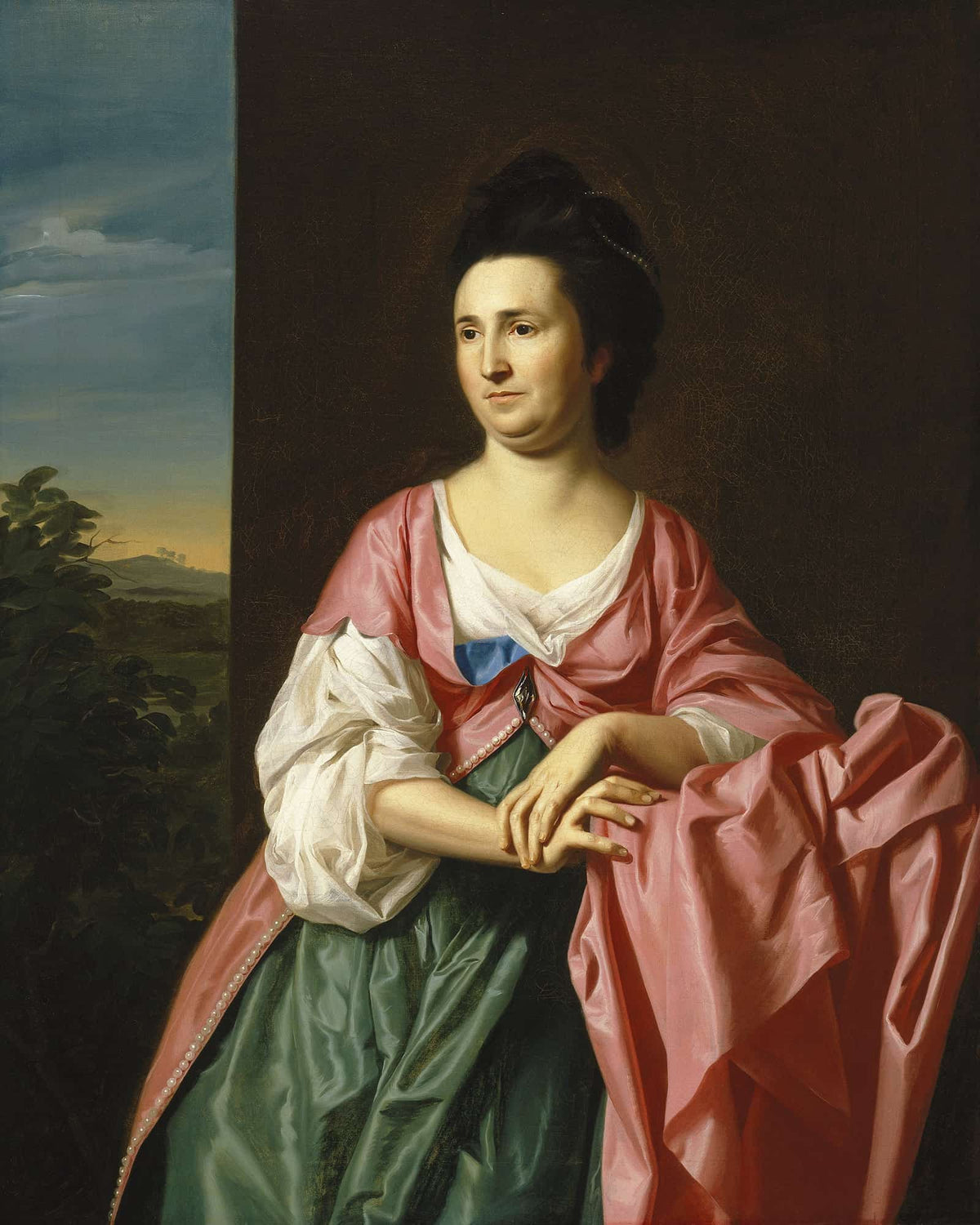 Mrs Sylvester Gardiner Nee Abigail Pickman Formerly Mrs William Eppes by John Singleton Copley