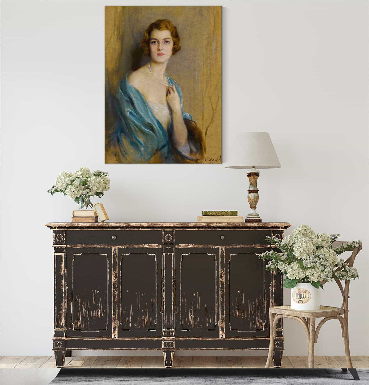 Mrs William Burden A M Nee Margaret Livingston Partridge by Philip Alexius De Laszlo