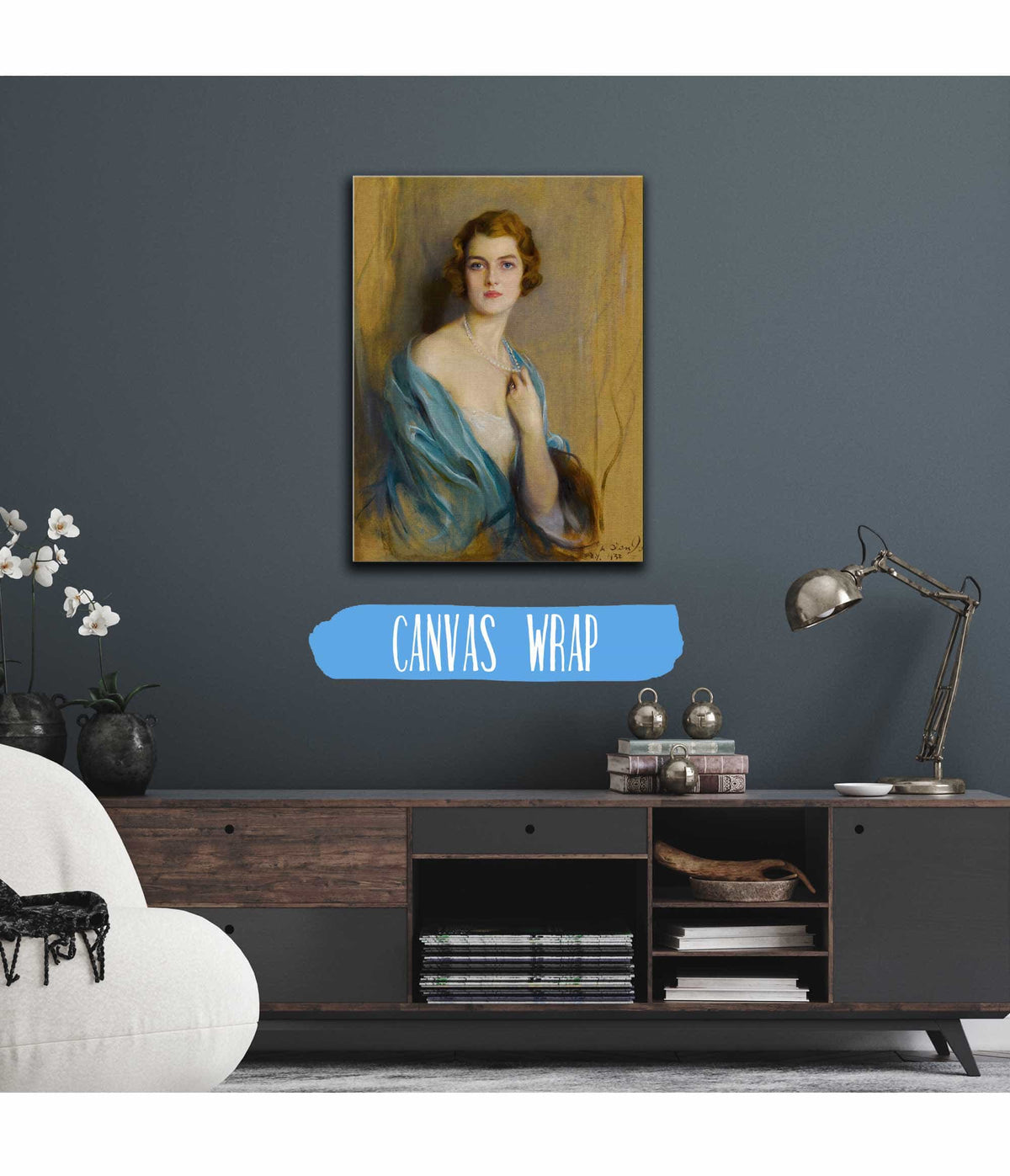 Mrs William Burden A M Nee Margaret Livingston Partridge by Philip Alexius De Laszlo