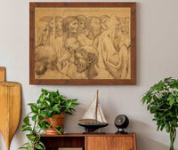 Mural Study For Fresco Of St Genevieve by Pierre Puvis De Chavannes