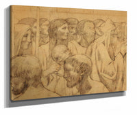 Mural Study For Fresco Of St Genevieve by Pierre Puvis De Chavannes