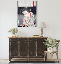 Muraoka Of The Konoe Clan Bound With Rope by Tsukioka Yoshitoshi