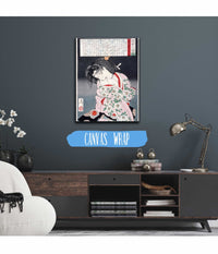 Muraoka Of The Konoe Clan Bound With Rope by Tsukioka Yoshitoshi