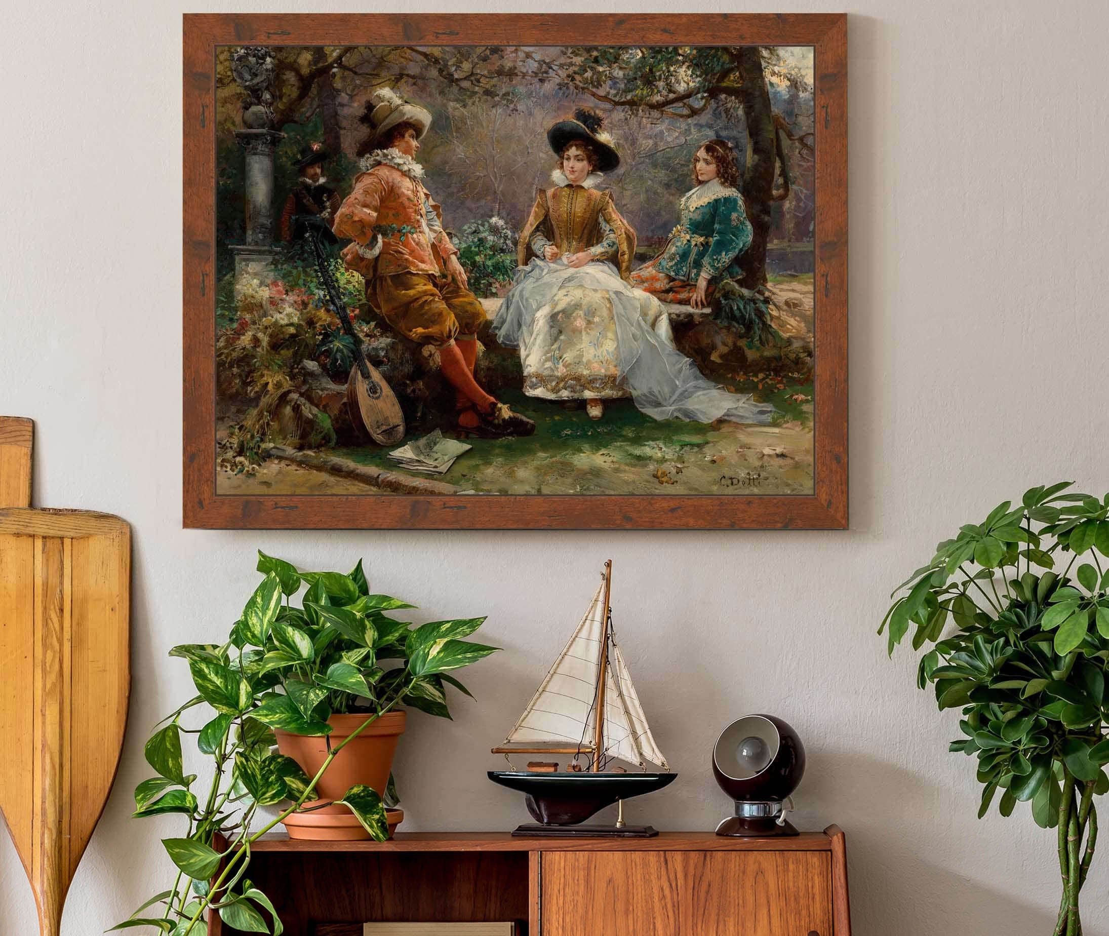 Music In The Garden by Cesare Auguste Detti