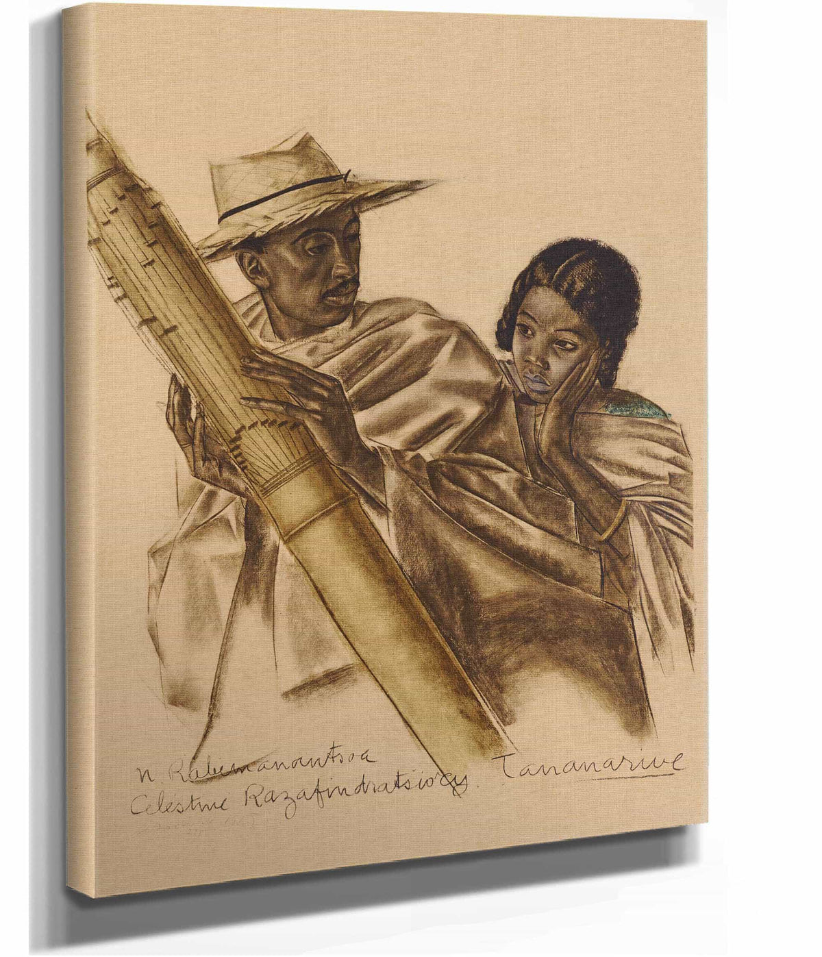 Musicians Malgaches Tananarive by Alexander Evgenievich Yakovlev