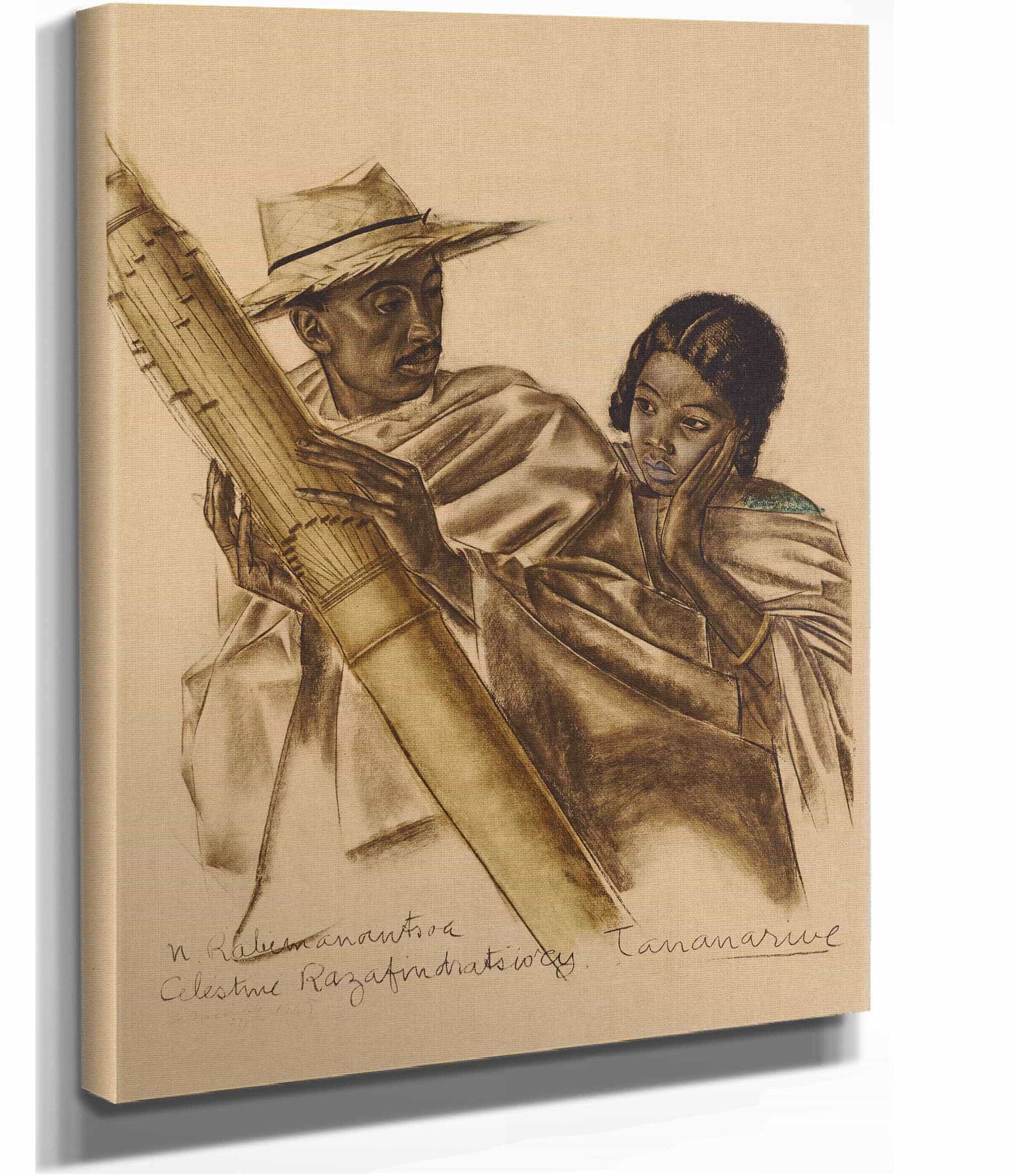 Musicians Malgaches Tananarive by Alexander Evgenievich Yakovlev