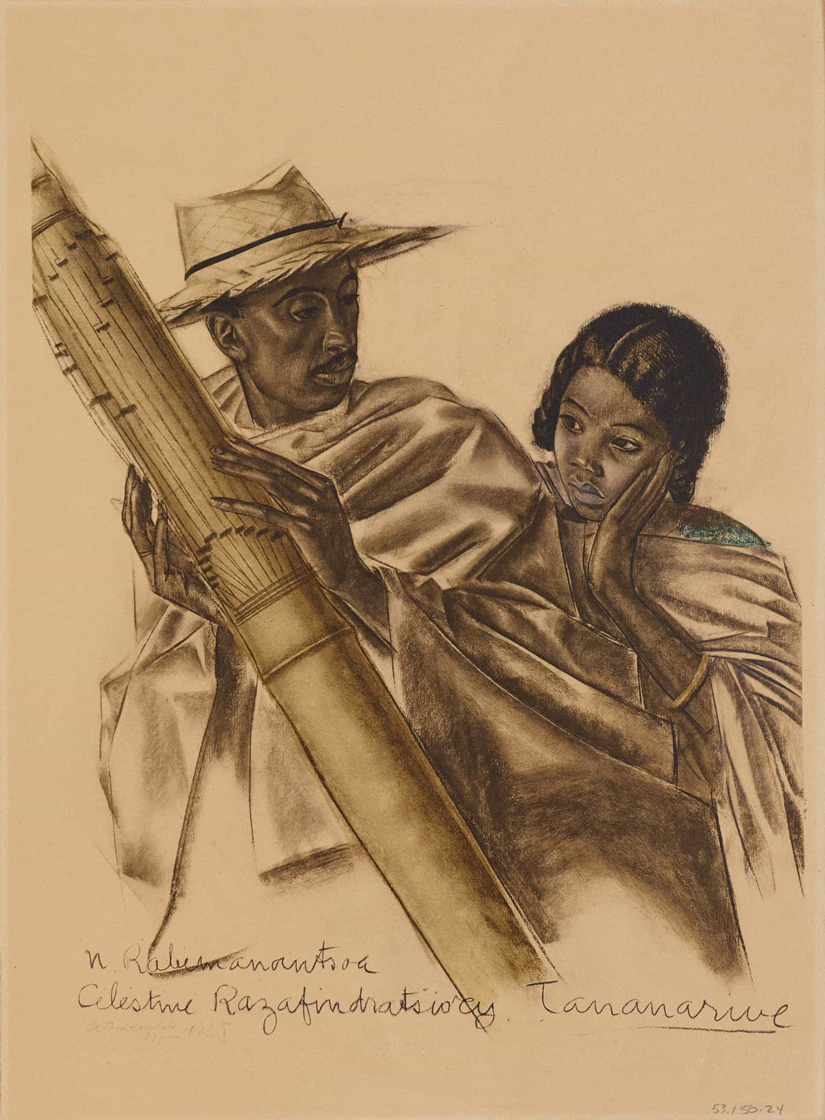 Musicians Malgaches Tananarive by Alexander Evgenievich Yakovlev