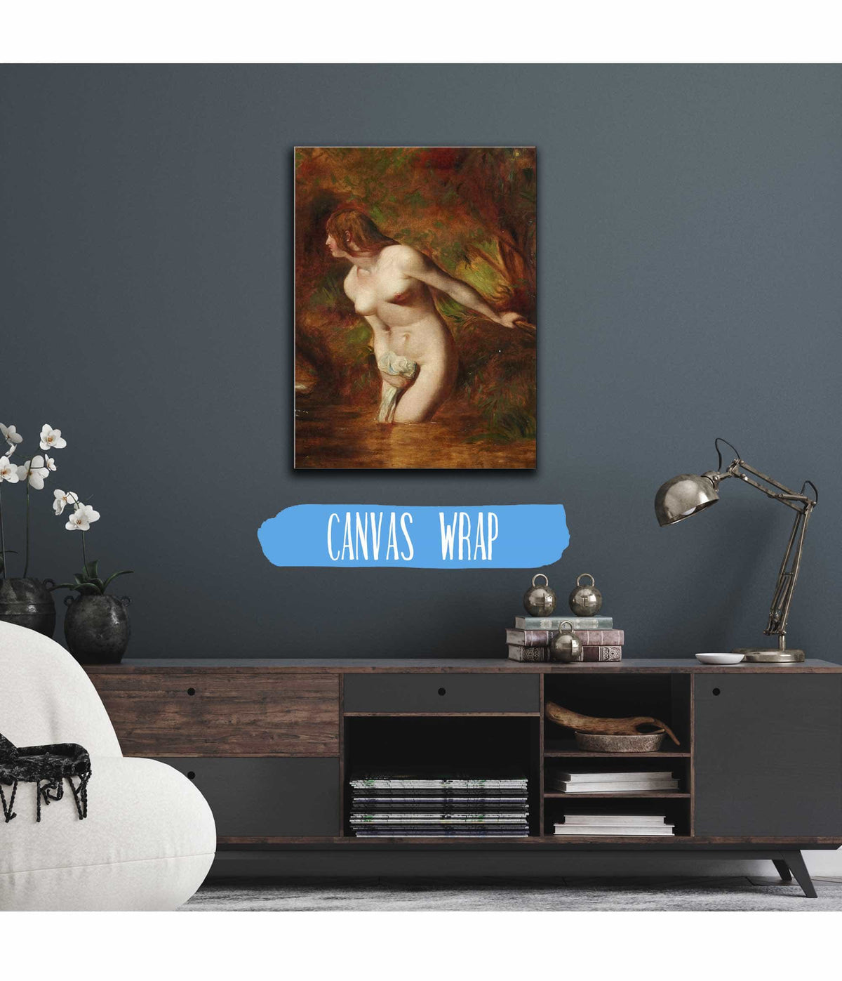 Musidora The Bather At The Doubtful Breeze Alarmed by William Etty