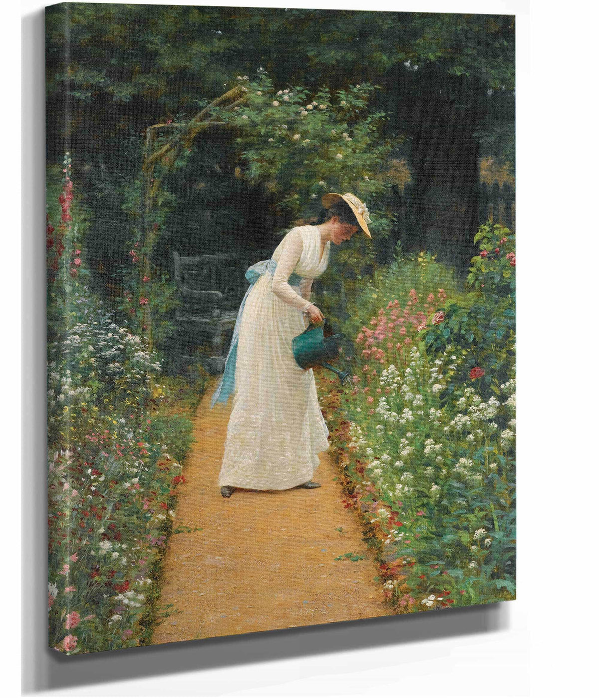 My Ladys Garden by Edmund Blair Leighton