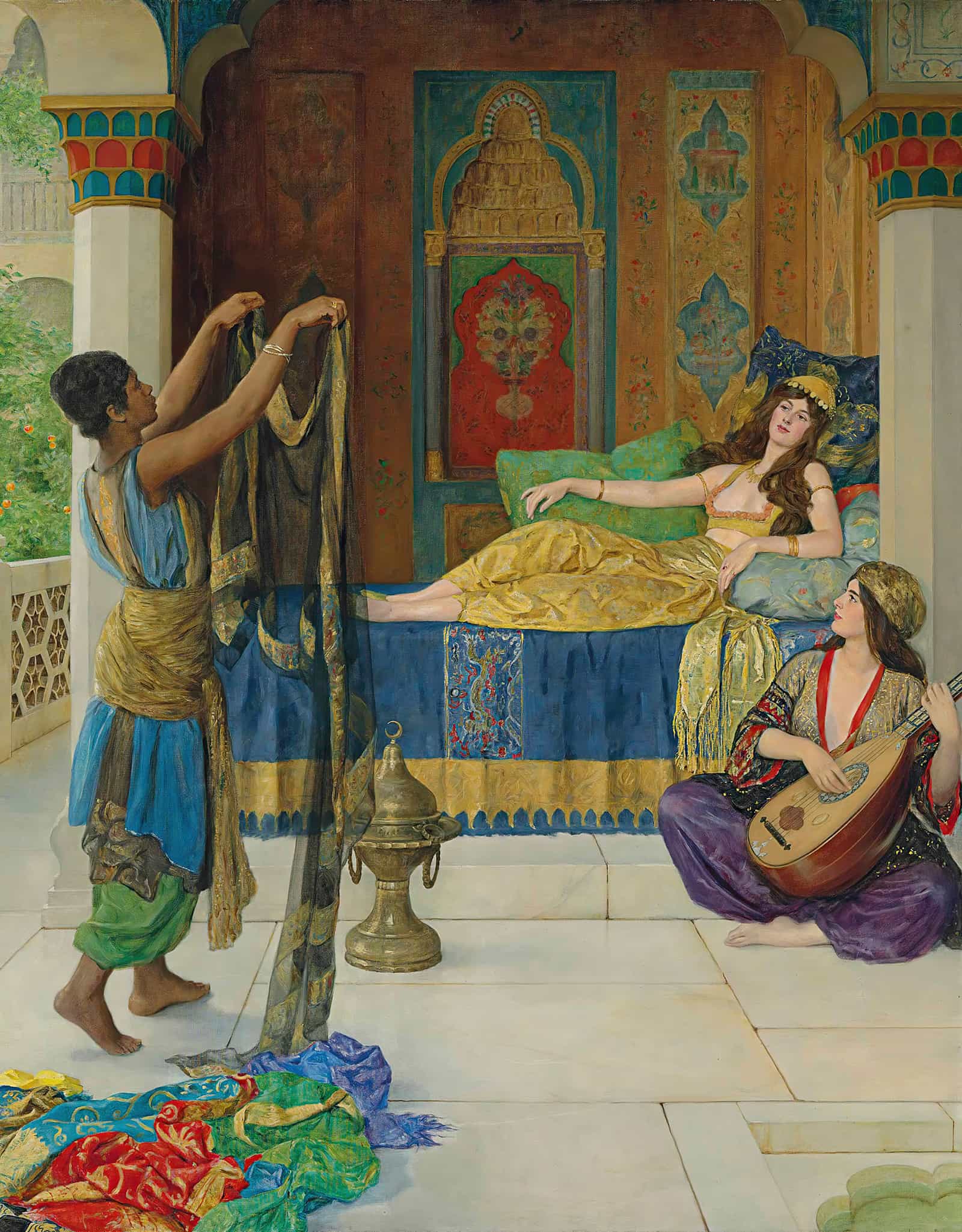Myrrh Aloes And Cassia by John Collier