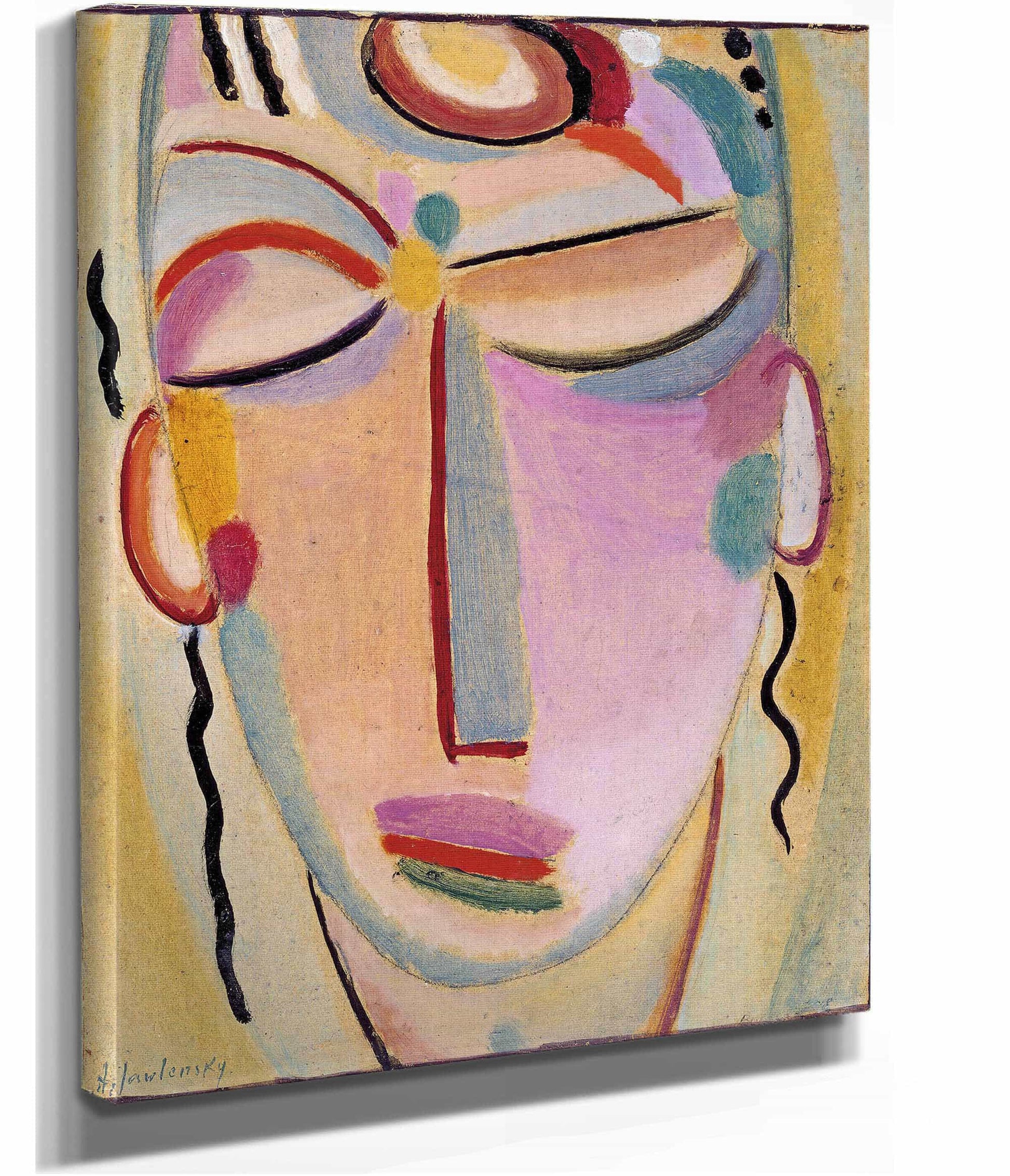 Mystical Head Meditation by Alexej Von Jawlensky
