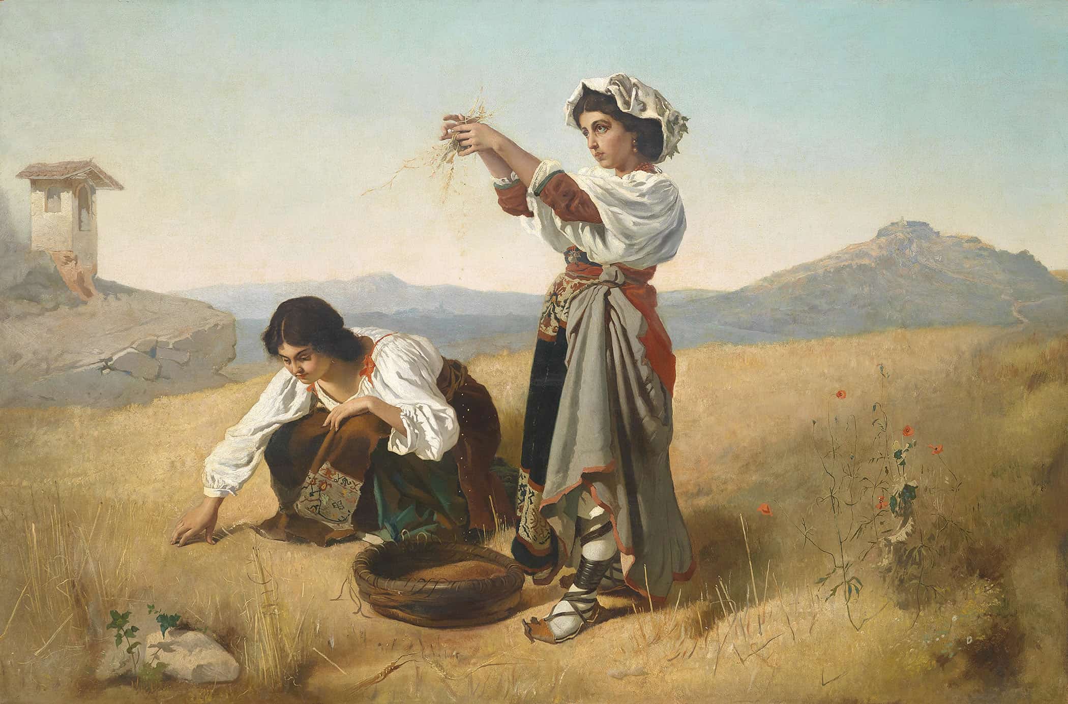 Nach Der Ernte by Anton Romako