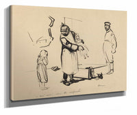 Nach Paris Moi Aussi Chai Des Enfants by Jean Louis Forain