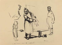 Nach Paris Moi Aussi Chai Des Enfants by Jean Louis Forain