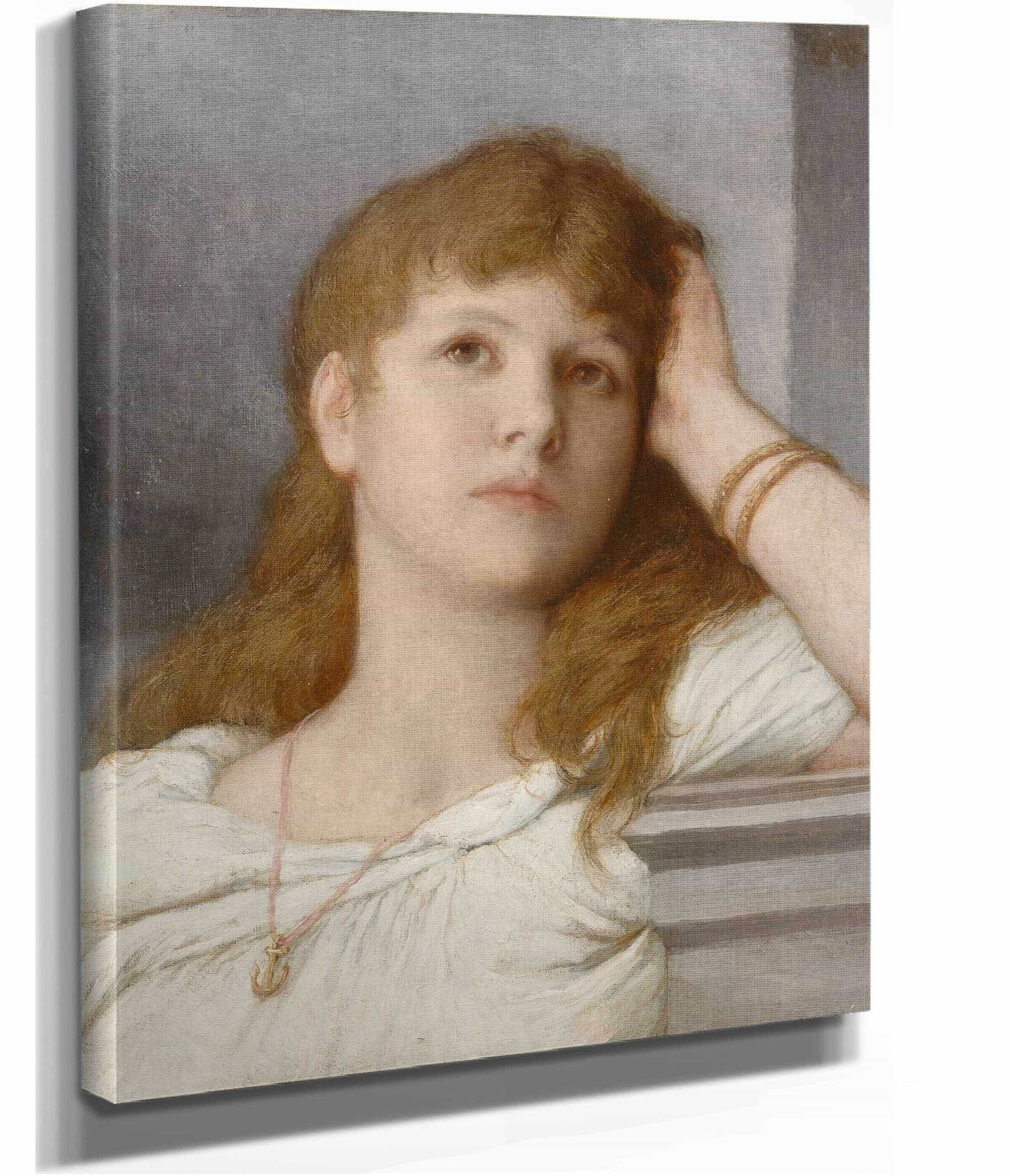 Nachdenkliche Frau by Gabriel Von Max