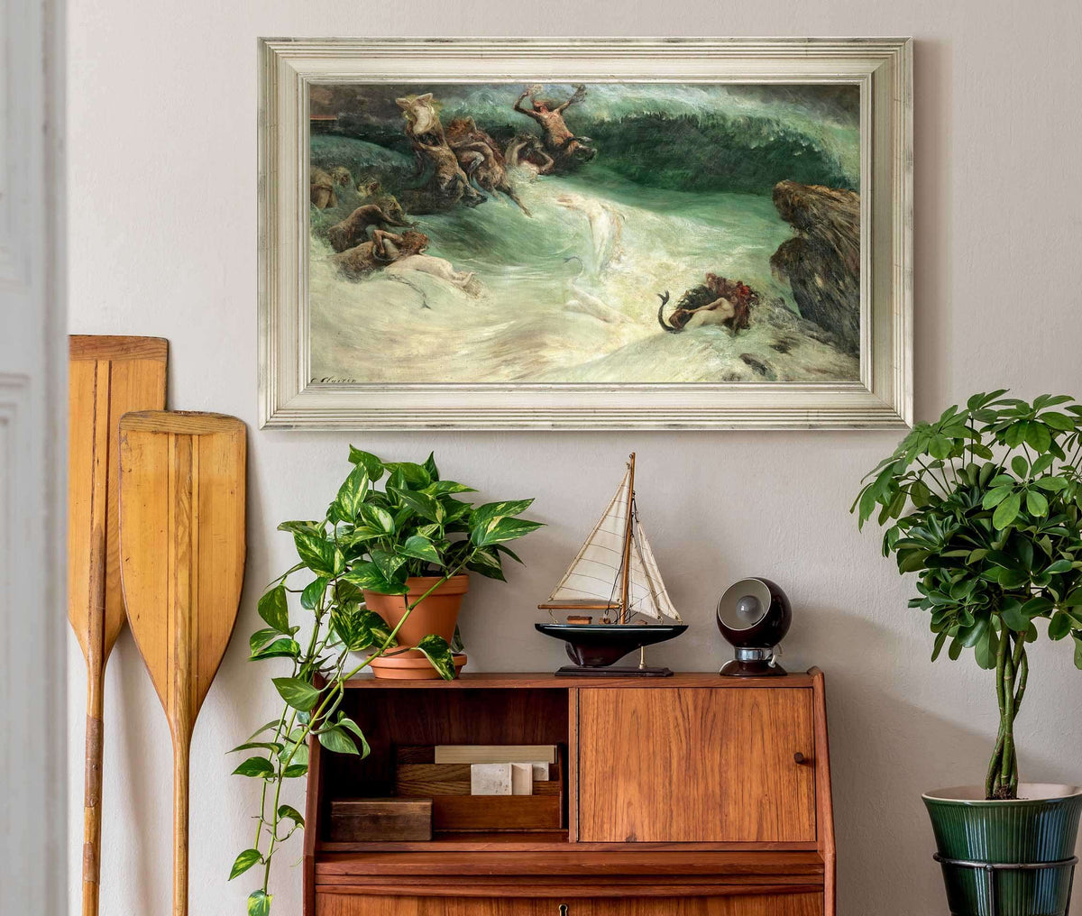 Naiades Et Centaures Dans Les Vagues by Georges Jules Victor Clairin