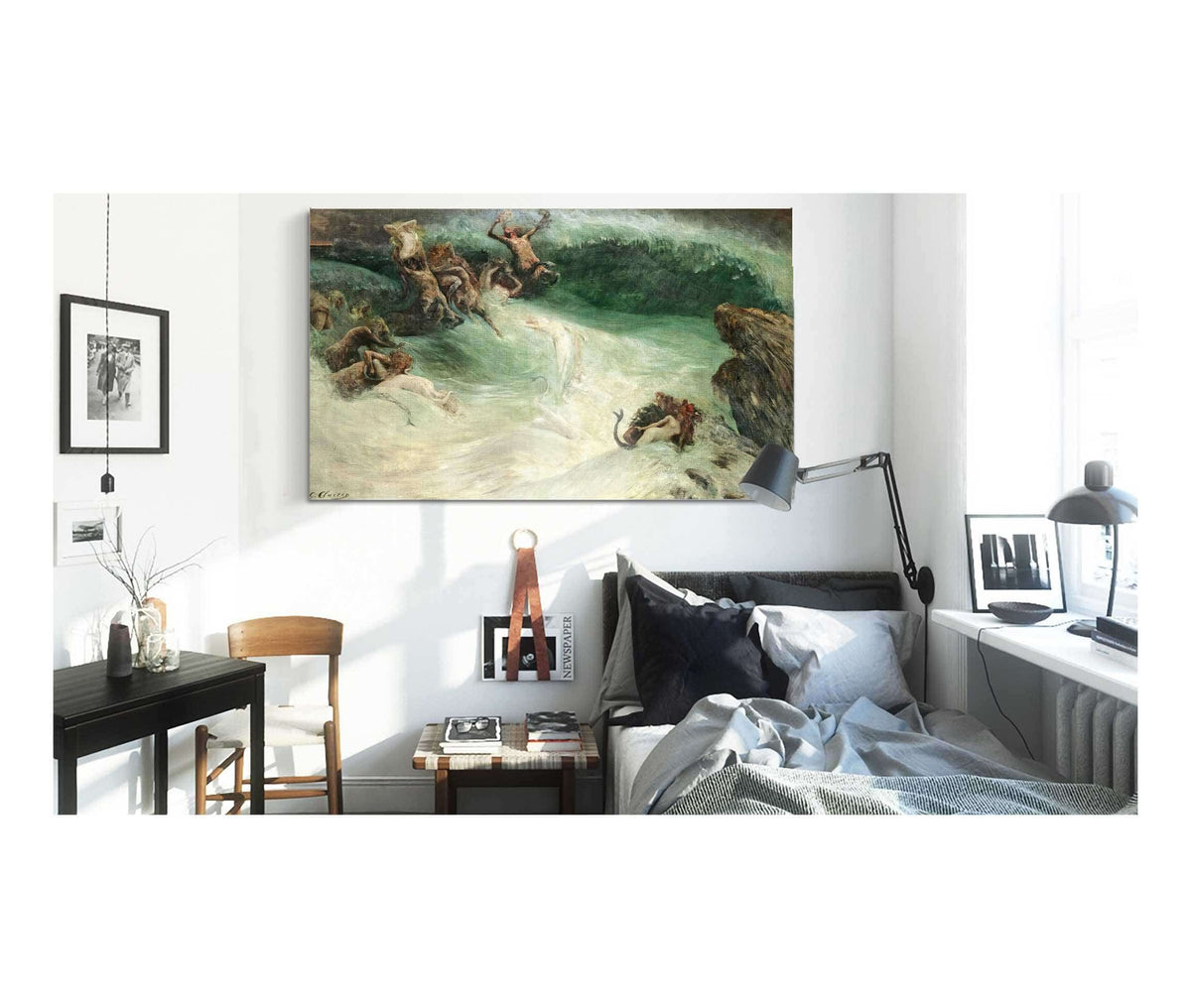 Naiades Et Centaures Dans Les Vagues by Georges Jules Victor Clairin