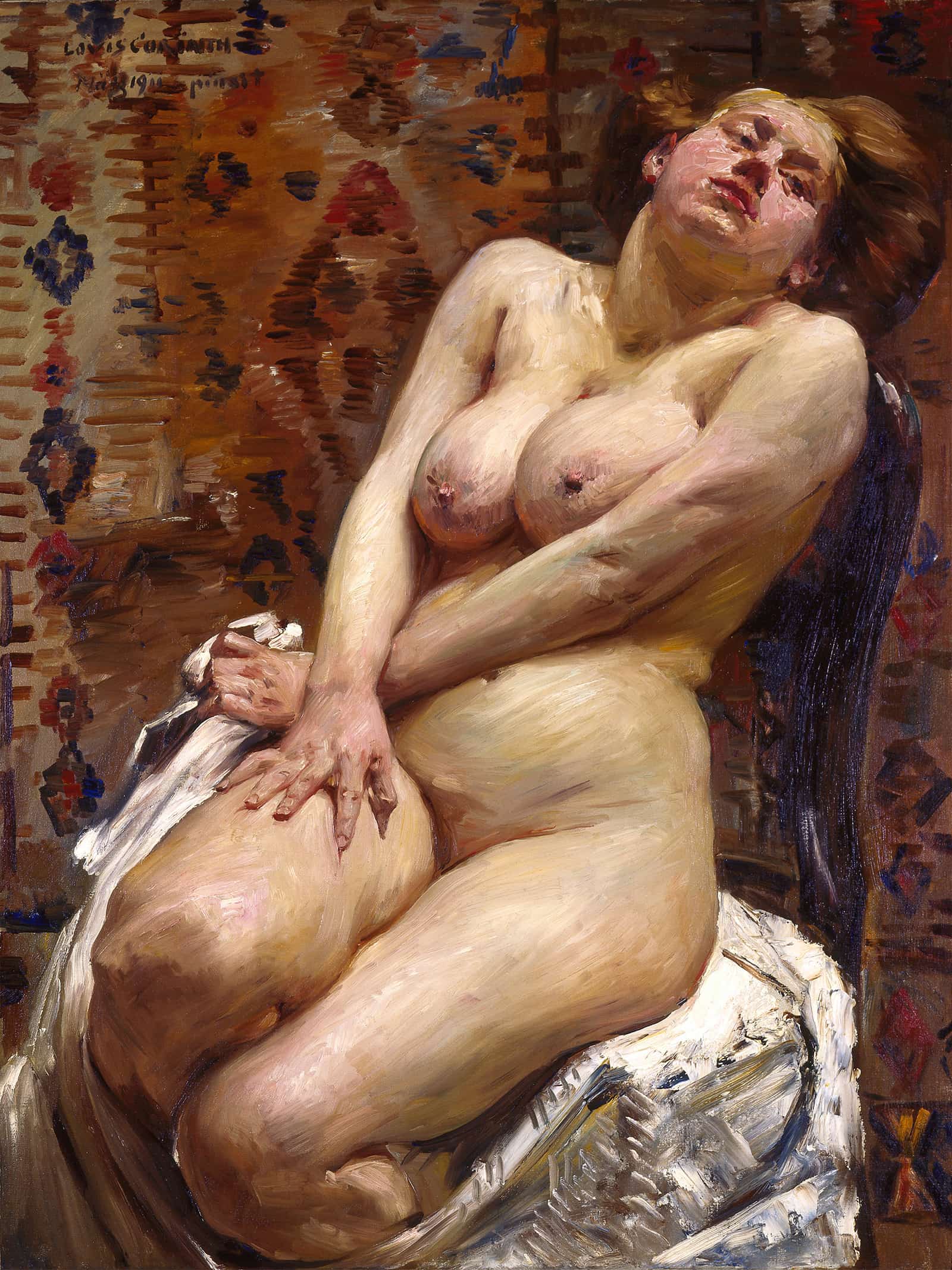 Nana Female Nude by Lovis Corinth