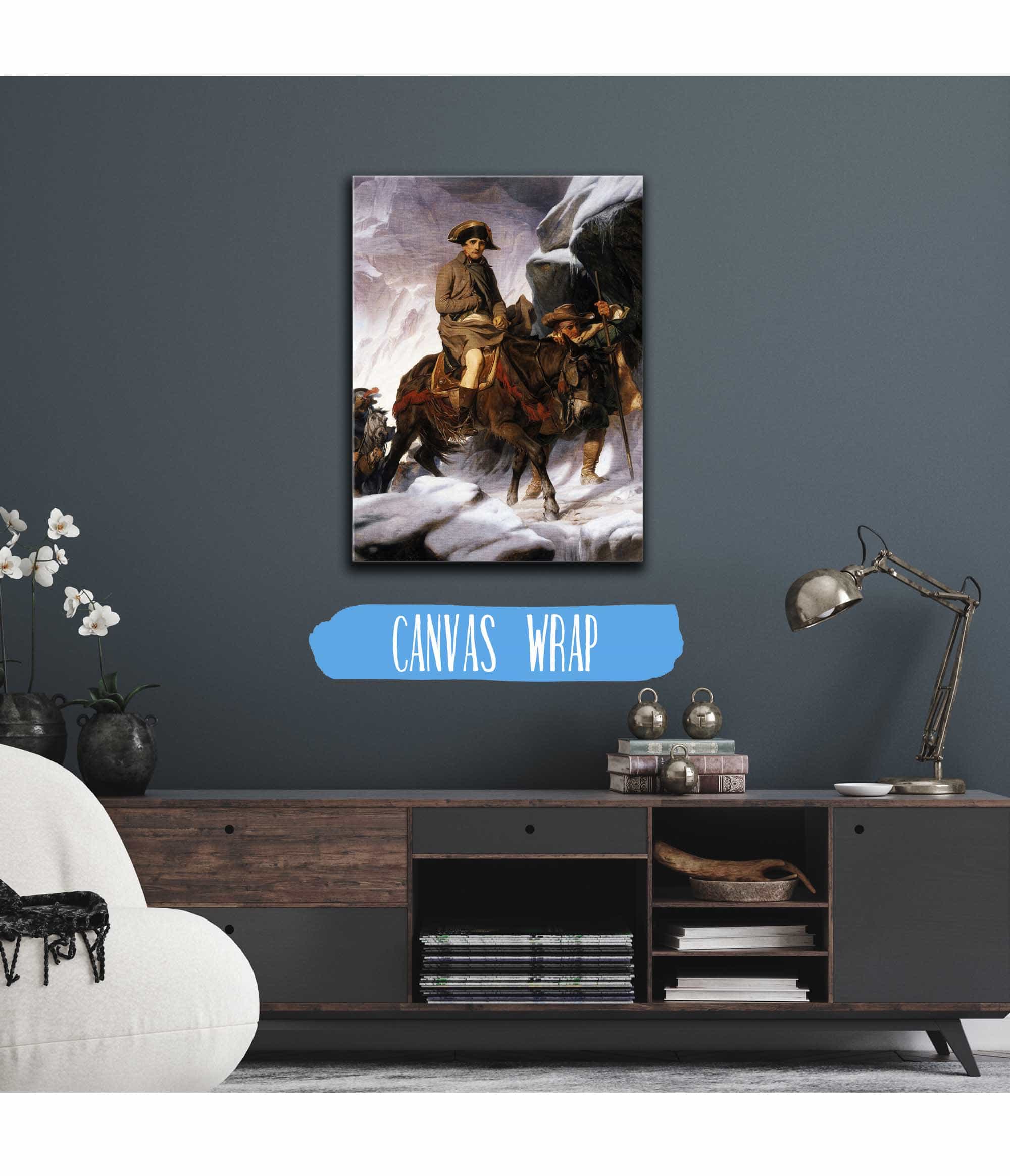 Napoleon Crossing The Alps by Paul Delaroche