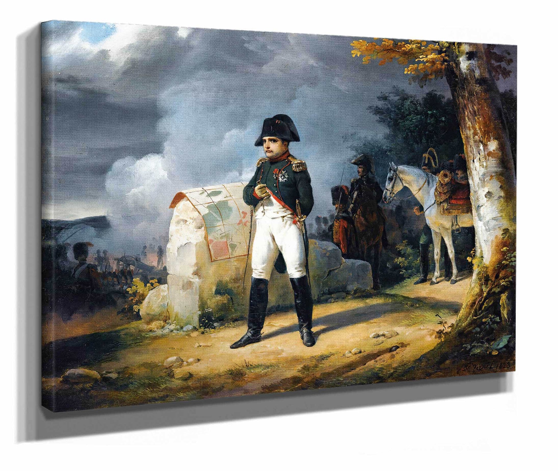 Napoleon In Charleroi June by Horace Vernet