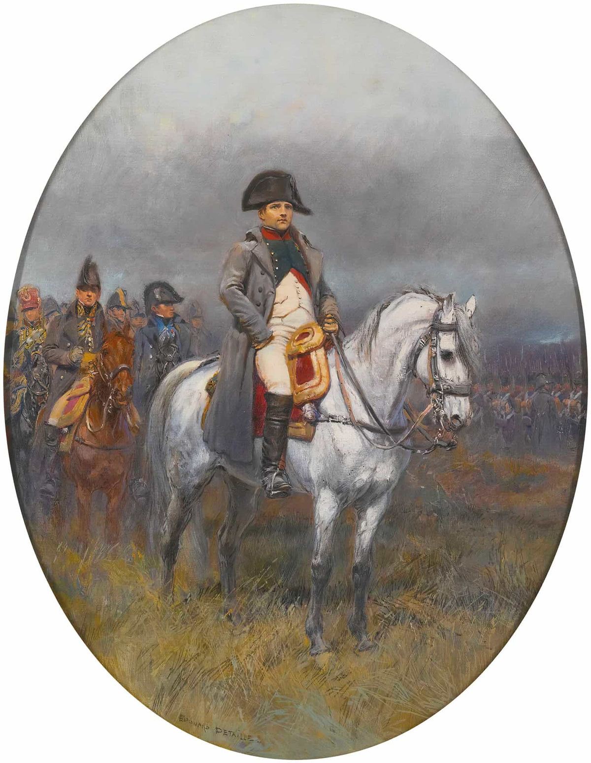 Napoleon On Horseback by Jean Baptiste Edouard Detaille