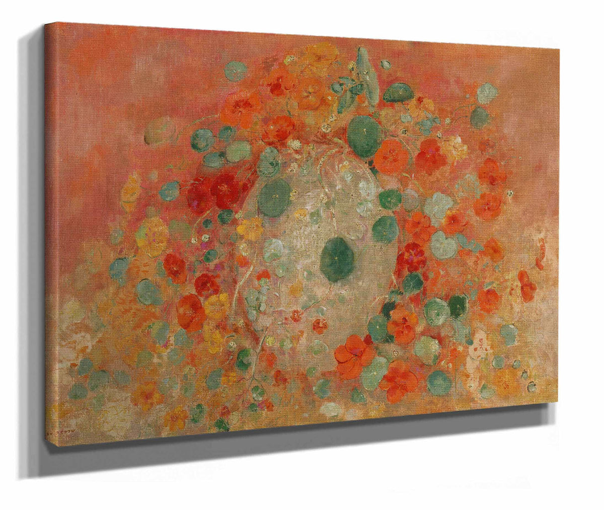 Nasturtiums by Odilon Redon