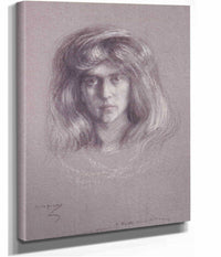 Natalie With Flowing Hair by Alice Pike Barney