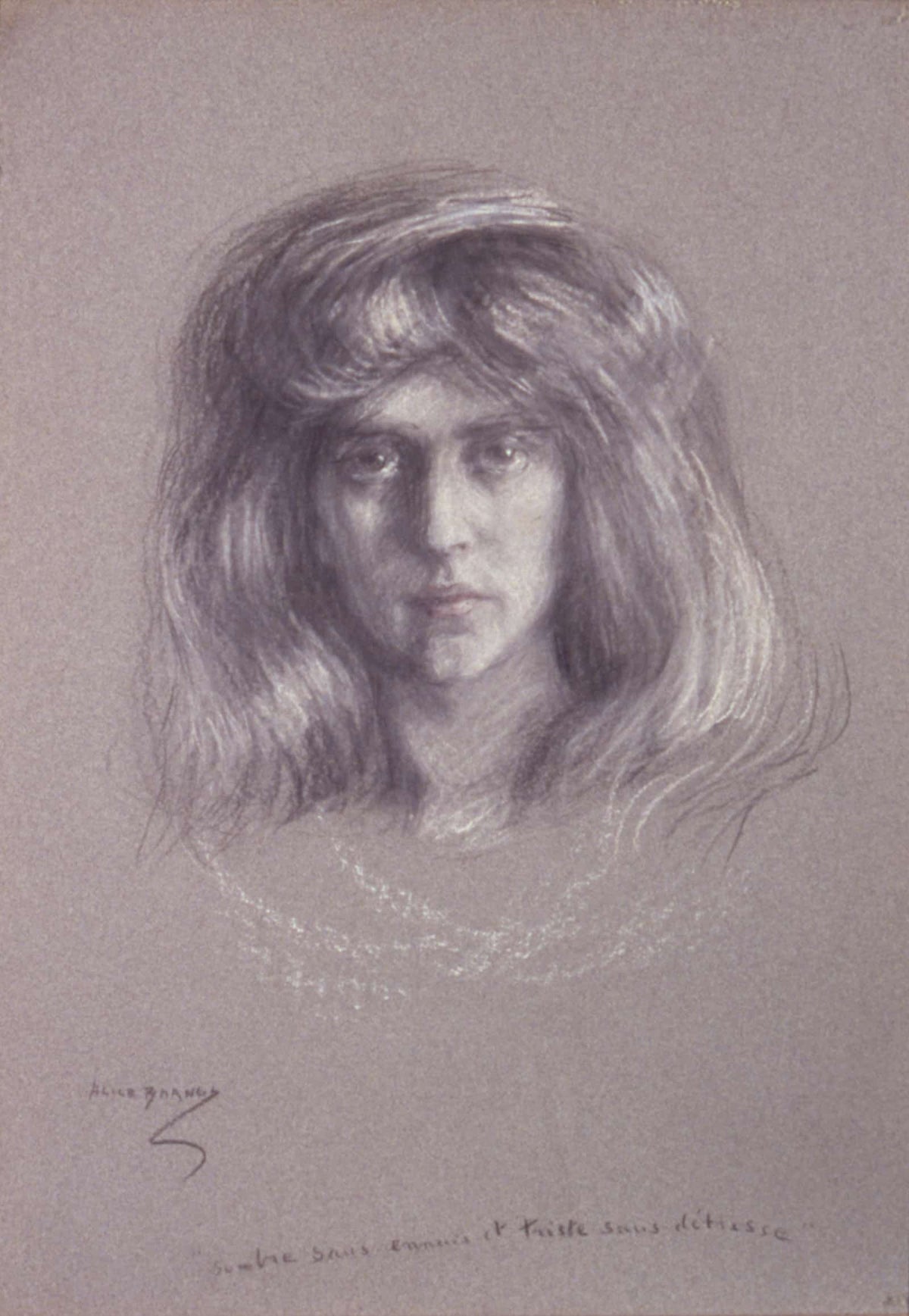 Natalie With Flowing Hair by Alice Pike Barney