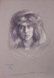 Natalie With Flowing Hair by Alice Pike Barney