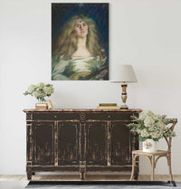 Natalie With Mandolin by Alice Pike Barney