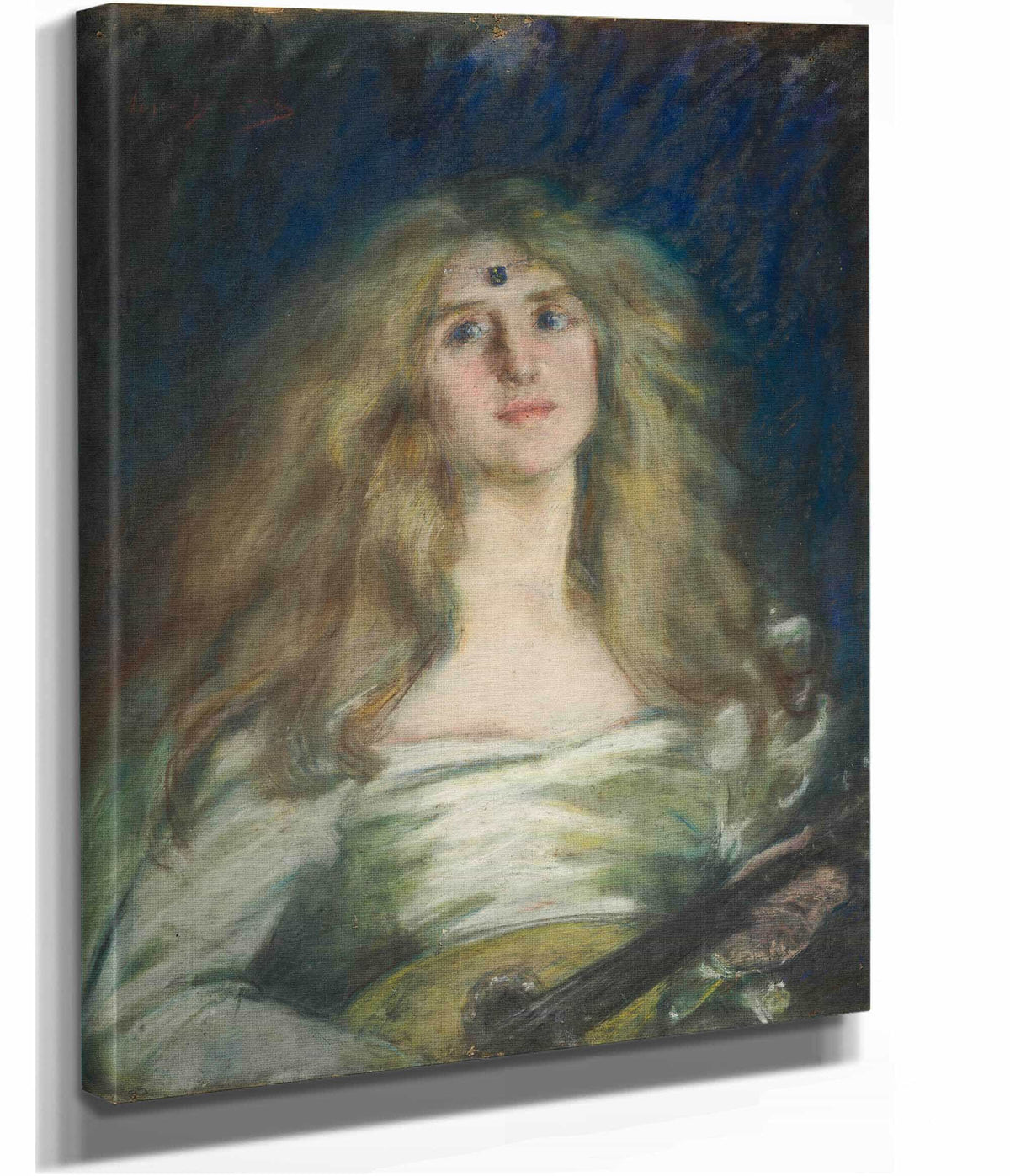 Natalie With Mandolin by Alice Pike Barney