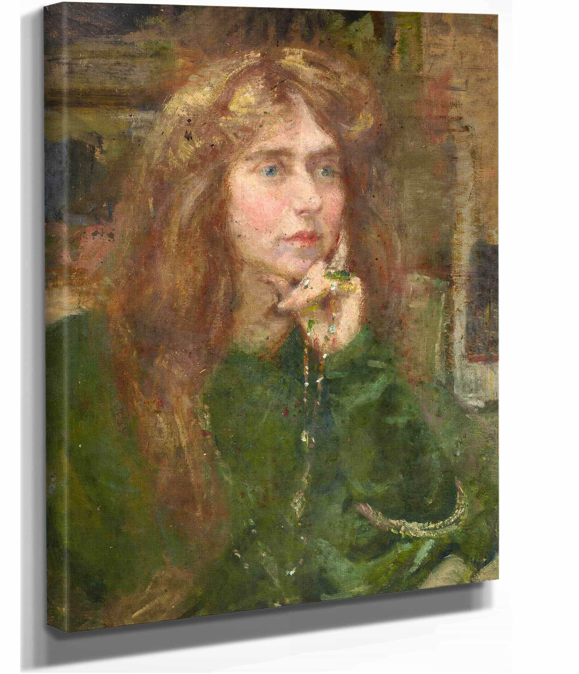 Natalie With Necklace by Alice Pike Barney