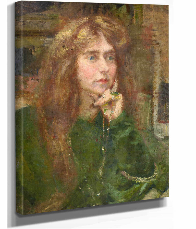 Natalie With Necklace by Alice Pike Barney