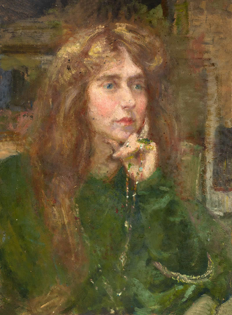 Natalie With Necklace by Alice Pike Barney