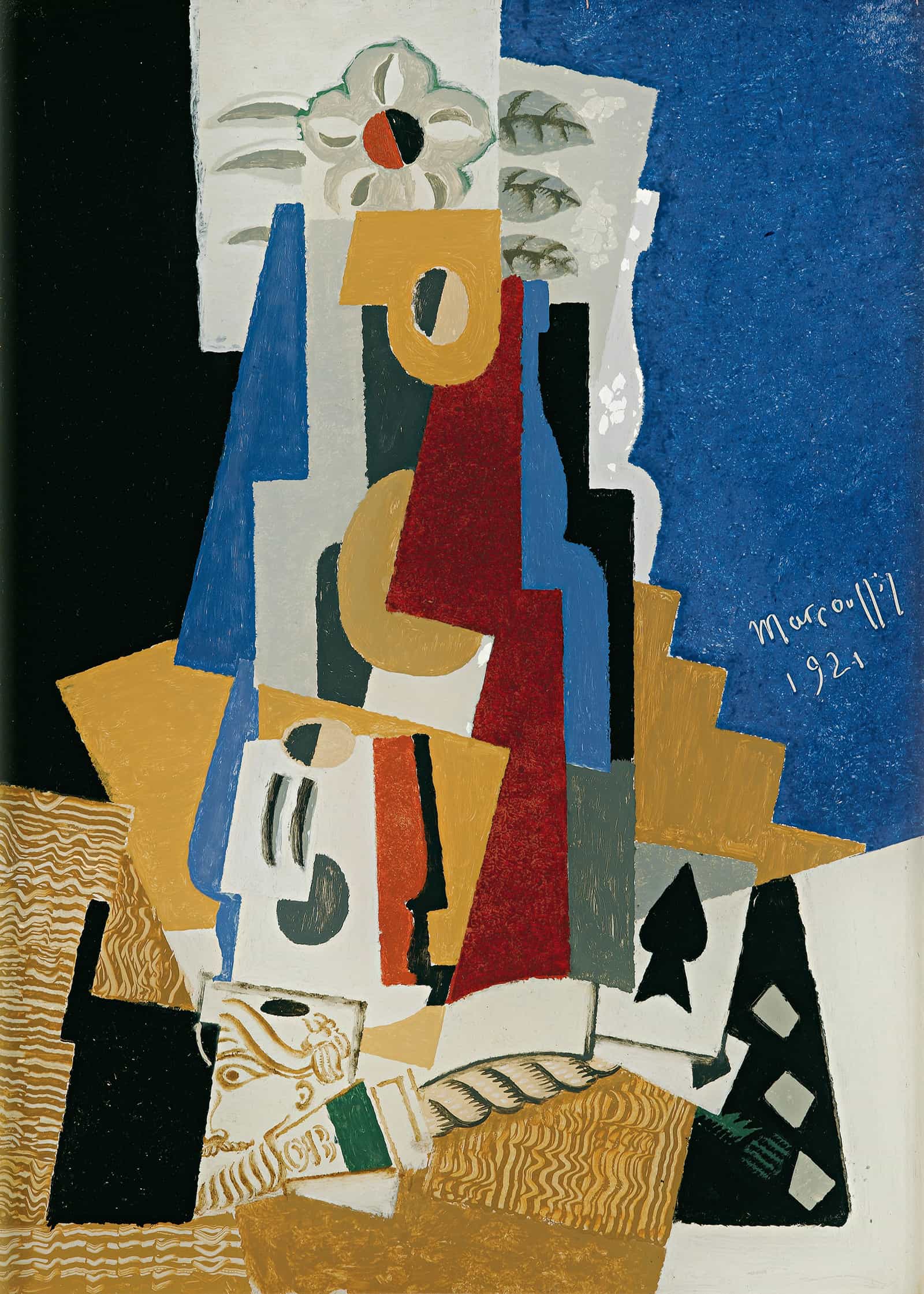 Nature Morte A Las De Pique by Louis Marcoussis