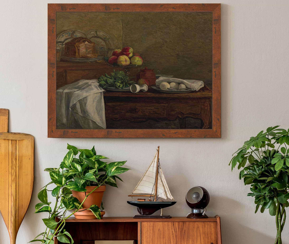 Nature Morte Au Coquetier Renverse by Eugene Boudin