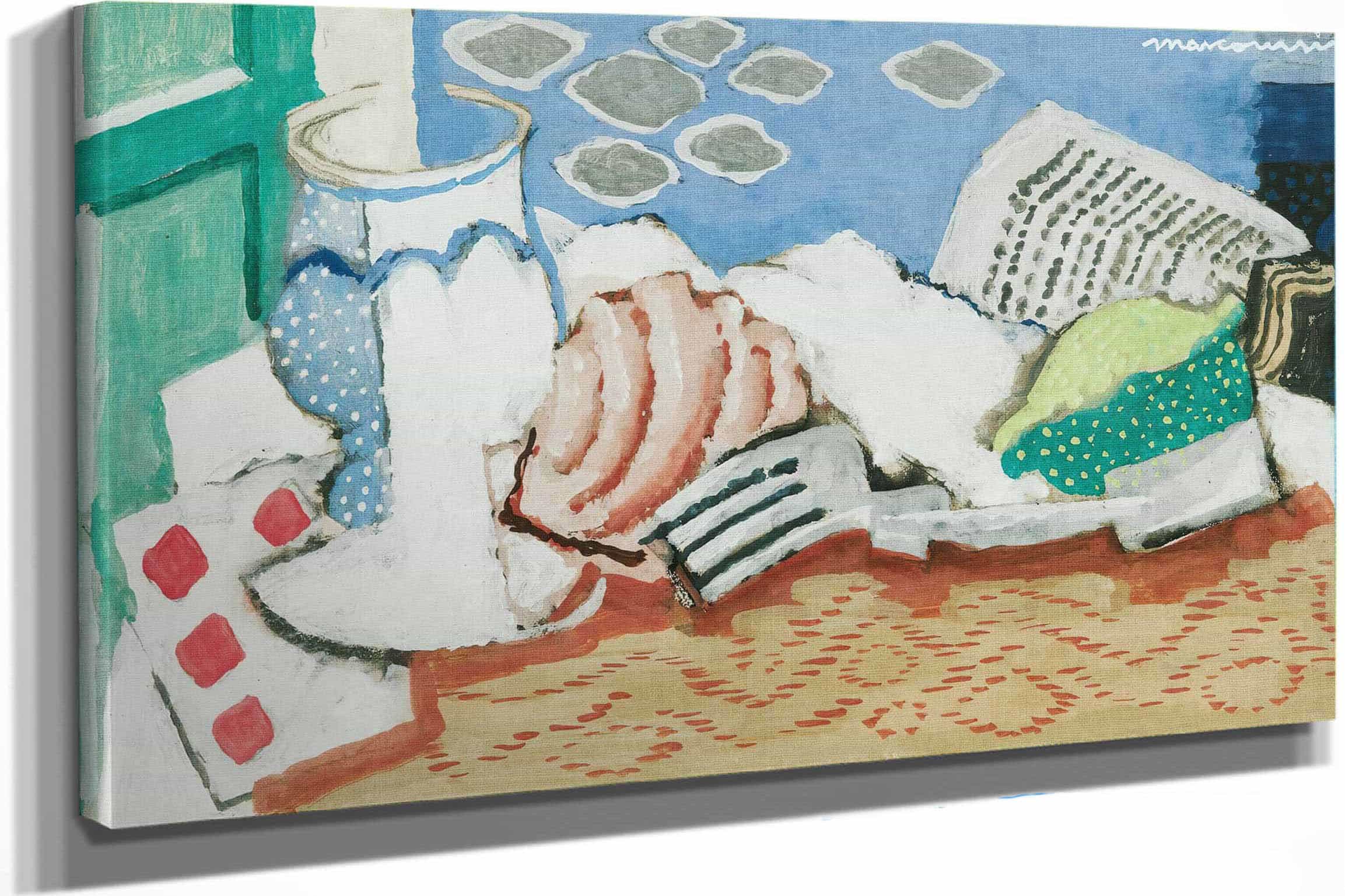 Nature Morte Au Journal by Louis Marcoussis